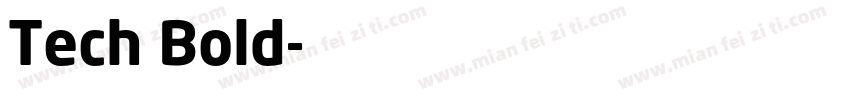 Tech Bold字体转换